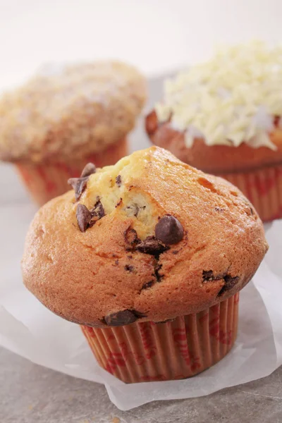 Muffins Frais Cuits Four Savoureux — Photo