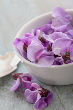 yenilebilir fasulye çiçeği yaprakları