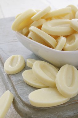 Lezzetli beyaz pudra çikolata