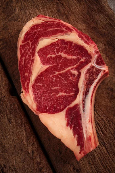 Hovězí Steak Stůl — Stock fotografie