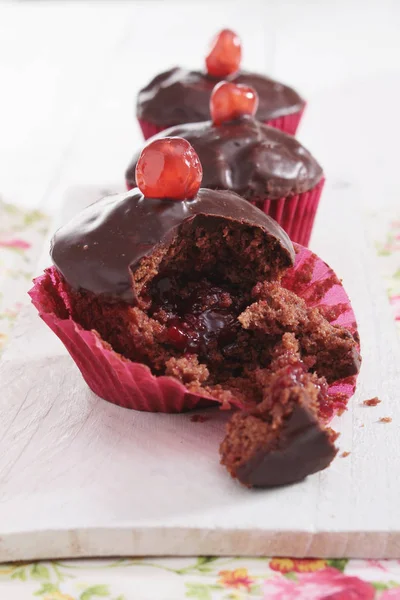 Dekorierte Tasse Kuchen Dessert — Stockfoto