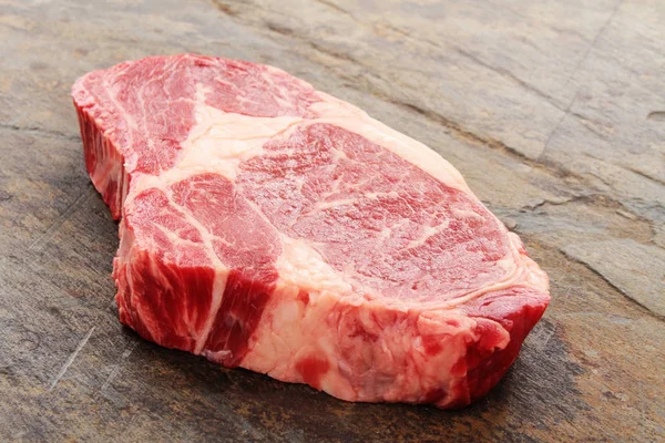 Aged Beef Steak Cut Table — Stock Photo, Image