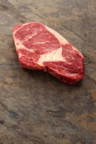 Aged Beef Steak Cut Table — Stock Photo, Image