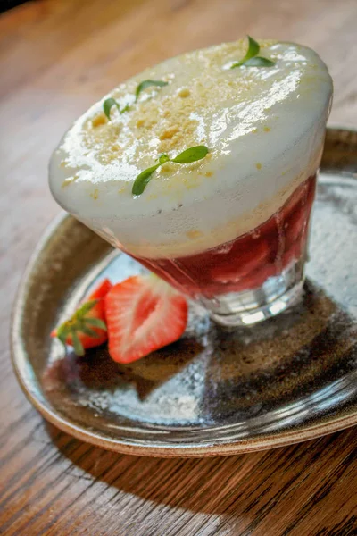 Dessert Trifle Anglais Traditionnel — Photo