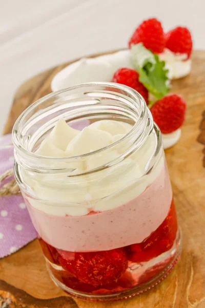 Traditional English Trifle Dessert — Stock Photo, Image