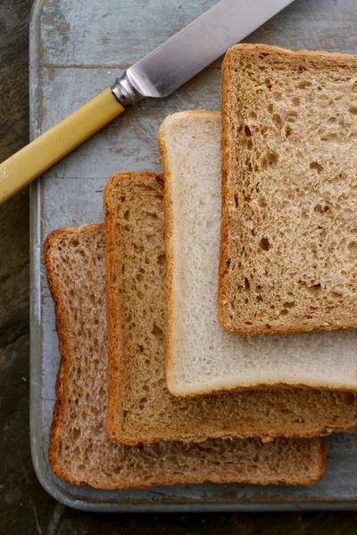 Fresh Sliced Bread Selection — Stock Photo, Image