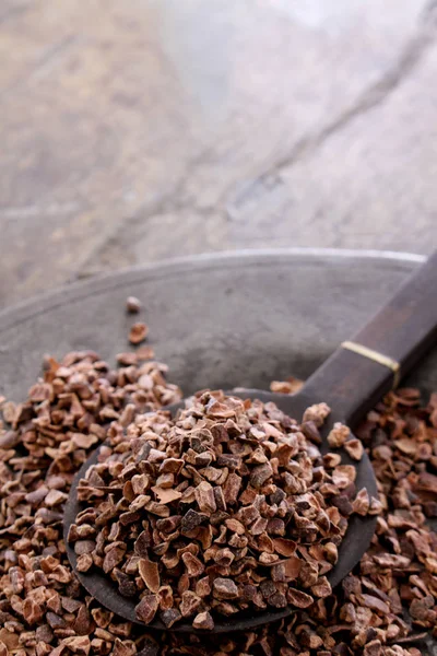 Plumas Cacao Sueltas Cerca —  Fotos de Stock