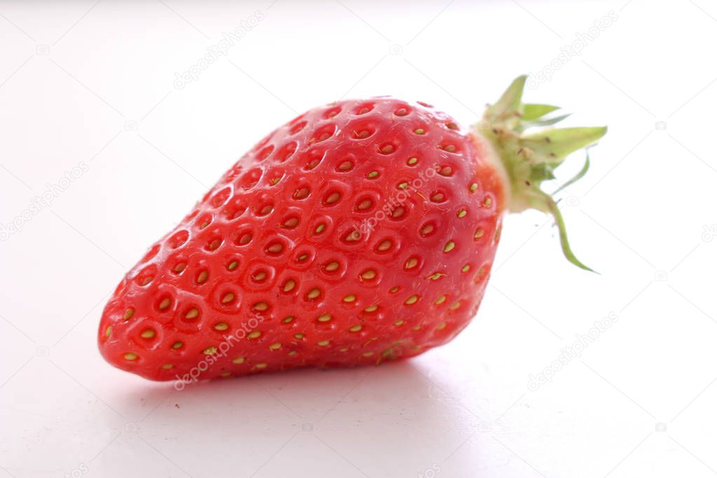 fresh ripe gariguette strawberries