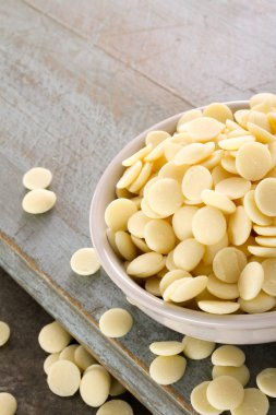 Lezzetli beyaz pudra çikolata