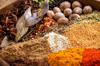 Taze kurutulmuş karışık baharat