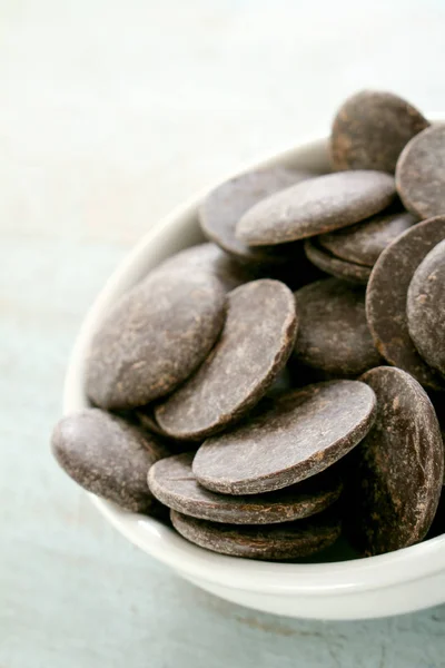 Loose Chocolate Pieces Dessert — Stock Photo, Image