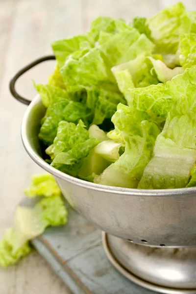 Frische Schmackhafte Salatblätter — Stockfoto