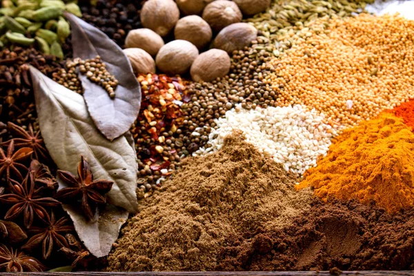 Fresh Dried Mixed Spices — Stock Photo, Image