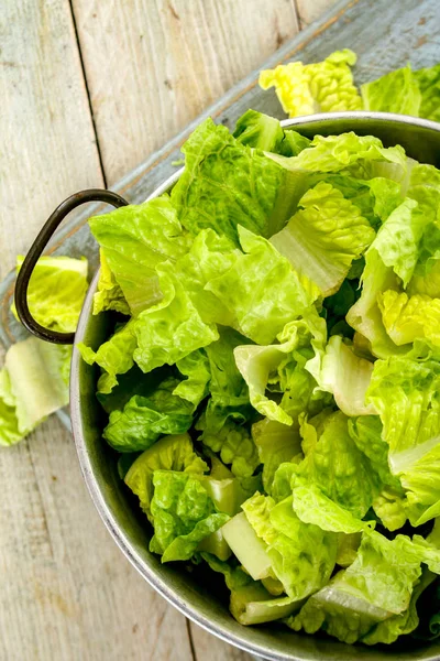 Frische Schmackhafte Salatblätter — Stockfoto