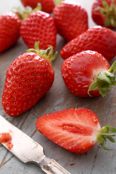 Frutta Fresca Matura Alle Fragole — Foto Stock