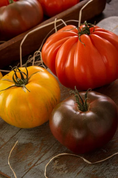 Gesunde Tomaten Gemischt — Stockfoto