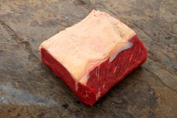 Aged Beef Steak Cut Table — Stock Photo, Image