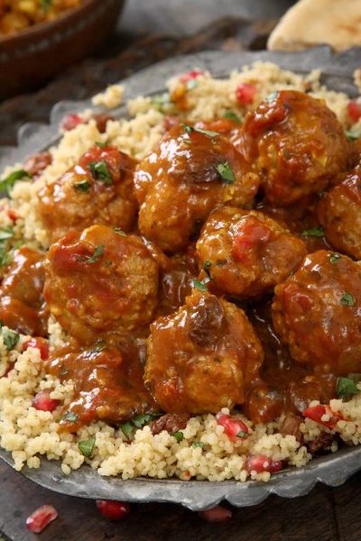 Harina Albóndigas Chapadas Plato — Foto de Stock