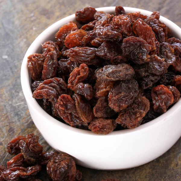 Dried Raisins Dish — Stock Photo, Image