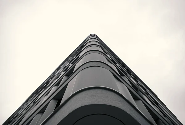 Modern Abstract Building Facade Vertical View — Stock Photo, Image