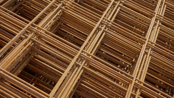 Building Reinforcement Rust Texture — Stock Photo, Image