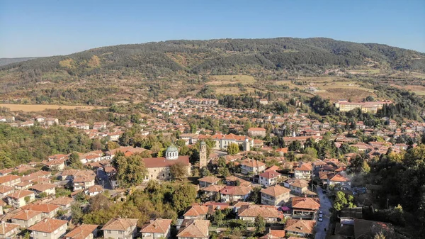 Elena Stadt Bulgarien Luftbild — Stockfoto