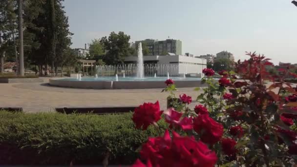 Stara Zagora Bulgarie Parc Fontaine Artileriiski — Video