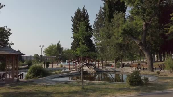 Petit Lac Dans Parc Artileriiski Stara Zagora — Video