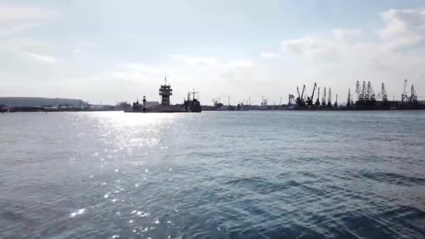 Port Warna Bułgaria — Wideo stockowe