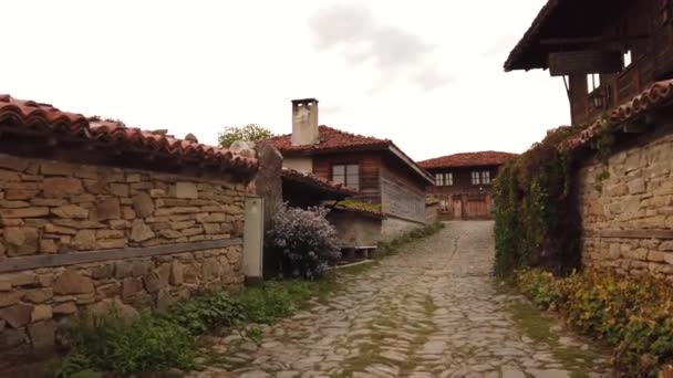 Promenade Dans Les Rues Zheravna Bulgarie — Video