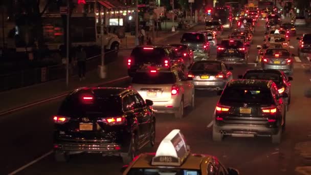 Nueva York Septiembre 2016 Accidente Concurrida Calle Sexta Avenida Ciudad — Vídeos de Stock