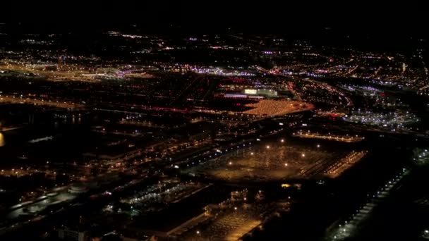 Heli Shot Aérien Voler Dessus Centre Logistique Distribution Entrepôt Dans — Video