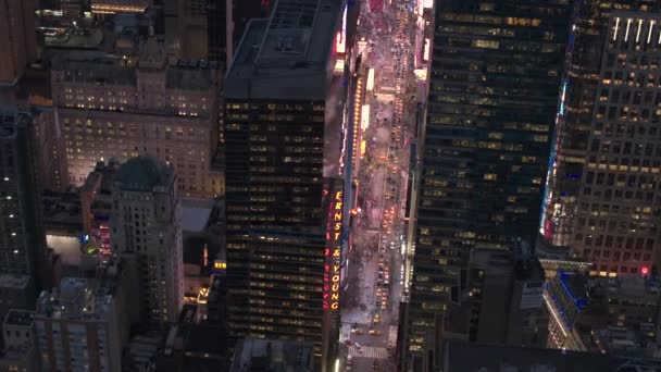 New York Verenigde Staten September 2016 Luchtfoto Heli Shot Flying — Stockvideo