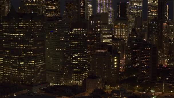 주변을 사무실 마천루와 맨해튼의 주거용 — 비디오