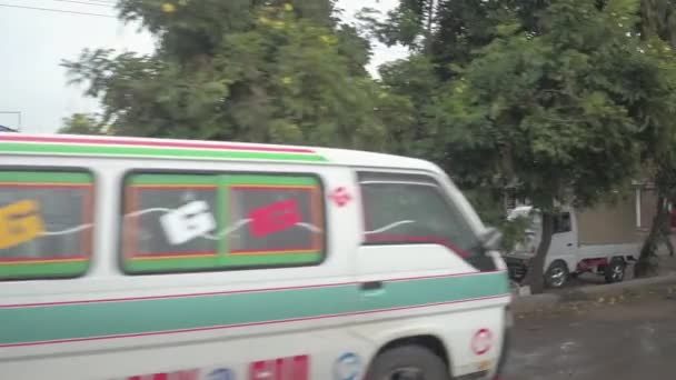 Arusha Tanzania June 2016 Poverty Colorful Vivid African Commercial Village — Stock Video