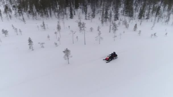 跳过太阳的滑雪者 — 图库视频影像