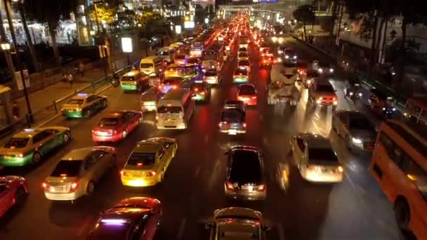 Bangkok Thajsko Březen 2017 Pov Čekání Vedle Stavebního Pracovníka Režíroval — Stock video