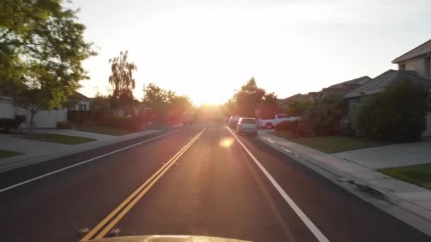 San Francisco California Eua Outubro 2017 Pov Lens Flare Passeio — Vídeo de Stock