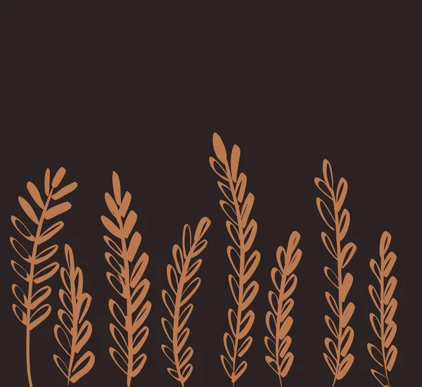 Fondo Pantalla Ecológico Dibujo Campo Minimalista — Foto de Stock