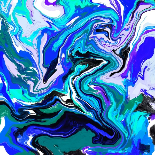 Ink Paint Abstract Closeup Painting Colorful Abstract Painting Background Highly — Stock Photo, Image