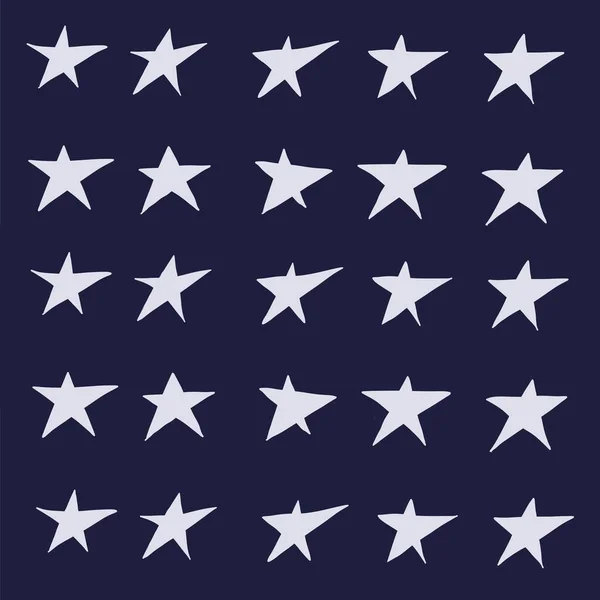 American Flagwhite Stelle Sfondo Blu Banner Sfondo Carta Parati Ecc — Foto Stock