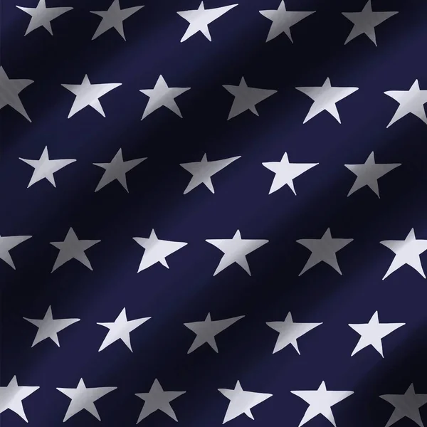 American Flagwhite Stelle Sfondo Blu Banner Sfondo Carta Parati Ecc — Foto Stock