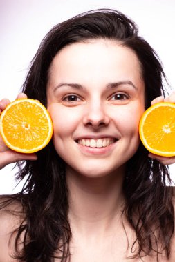 portakal ile güzel kız, portre