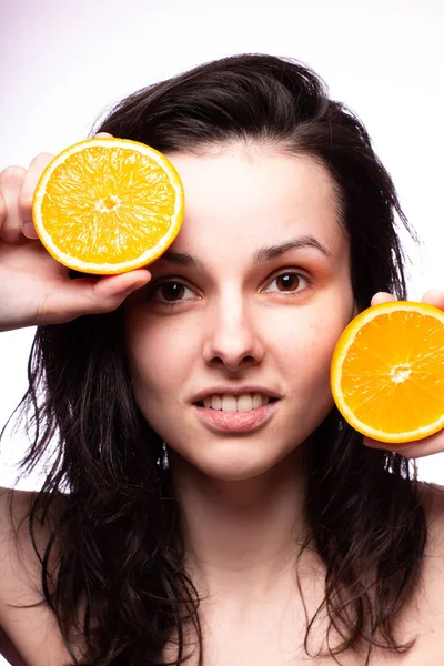 portakal ile güzel kız, portre