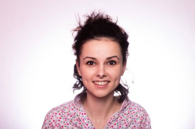 pijama güzel kıvırcık kız