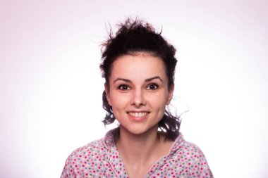 pijama güzel kıvırcık kız