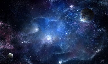   uzaydaki gezegenler ve takımyıldızlar