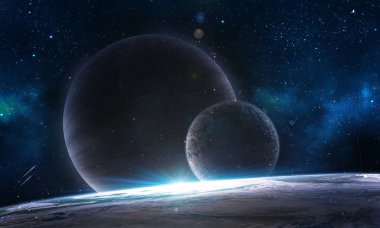 uzaydaki gezegenlerin parlaklığı