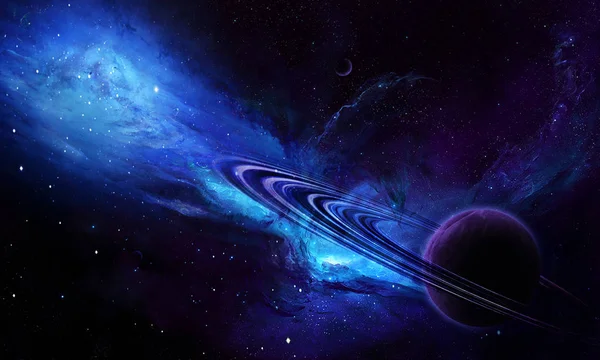 Planeet Jupiter Melkweg Nevel Sterren Ruimte — Stockfoto