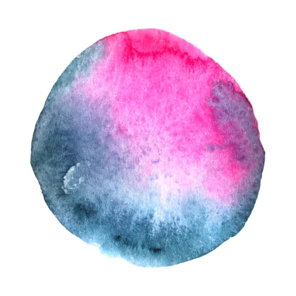 Abstrato Aquarela Colorido Mancha Desenho Mão Livre Rosa Brilhante Roxo — Fotografia de Stock